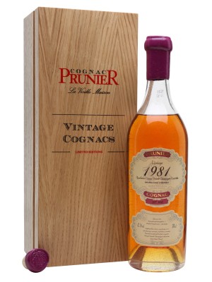 Prunier Grande Champagne 1981 Cognac