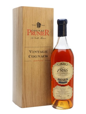 Prunier 1986 Vintage Cognac / Petite Champagne