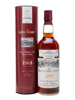 GLENDRONACHグレンドロナック25年 1968 ANA シェリーカスク