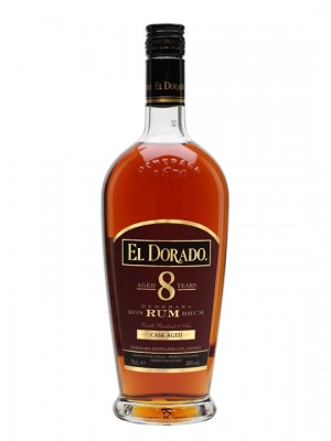 El Dorado 8 Year Old Demerara Rum  Single Traditional Blended Rum