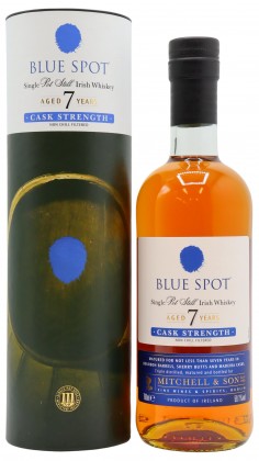 Blue Spot Cask Strength Single Irish Pot Still Batch #3 7 year old