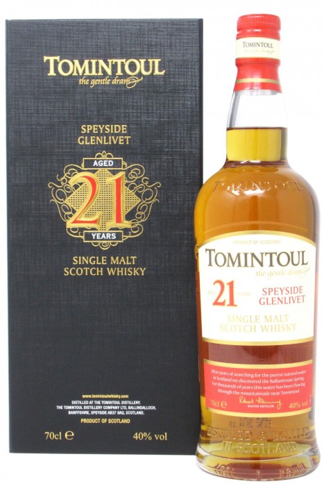 Tomintoul Single Malt Scotch 21 year old
