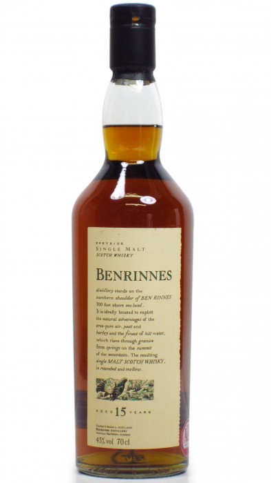 Benrinnes Flora & Fauna 15 year old