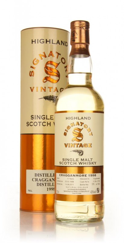 Cragganmore 13 Year Old 1998 Signatory