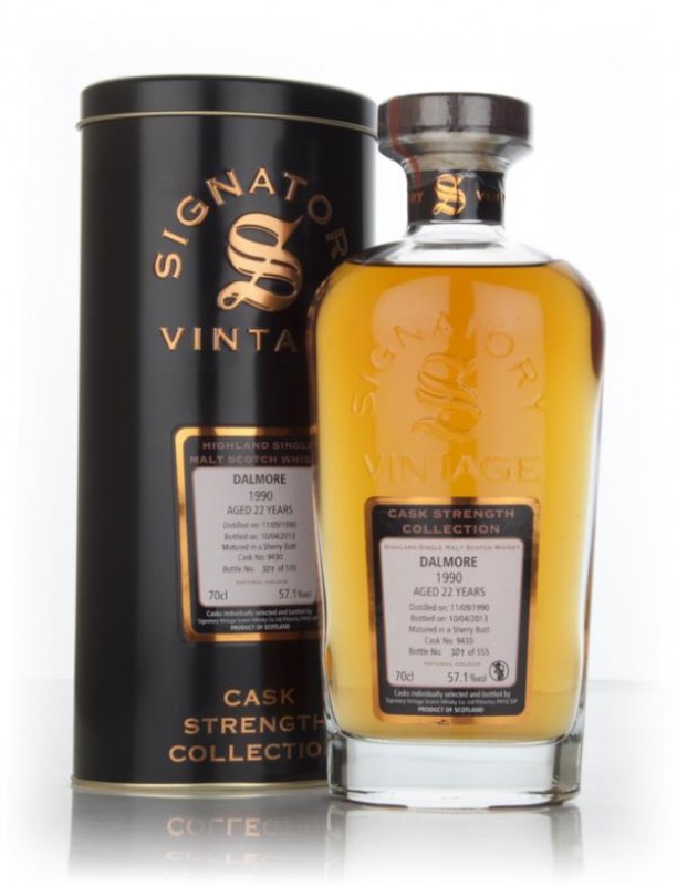 Dalmore 22 Year Old 1990 cask 9430 Cask Strength Collection Signatory