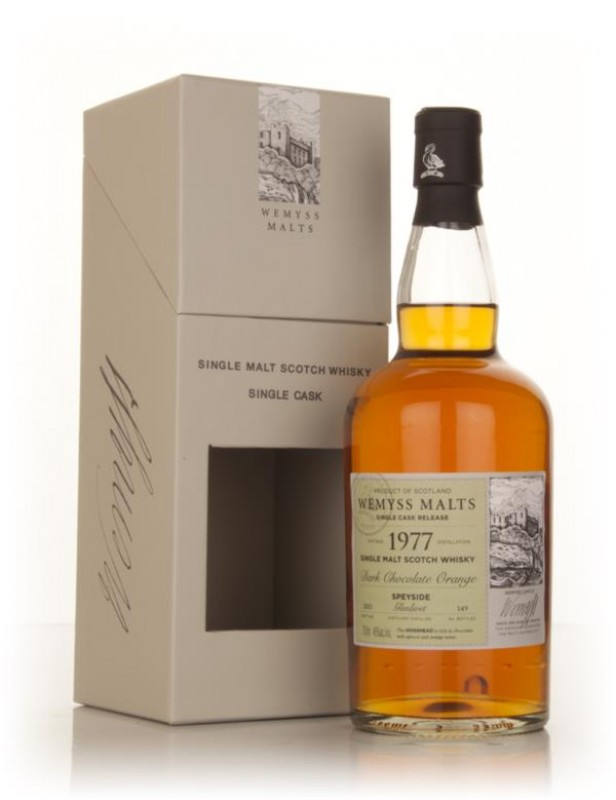 Dark Chocolate Orange 1977 Wemyss Malts Glenlivet