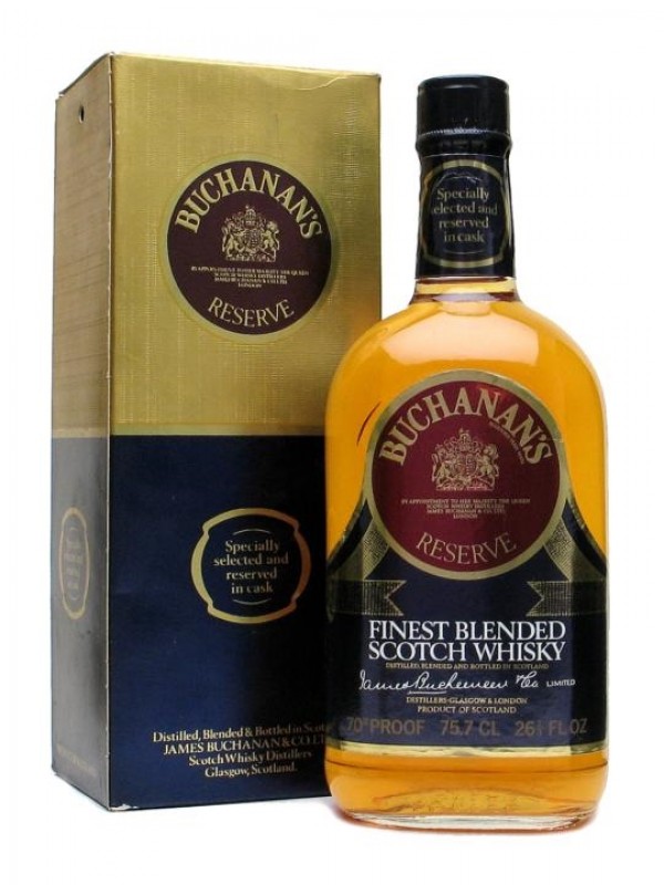 Buchanan's Reserve Bottled 1970's