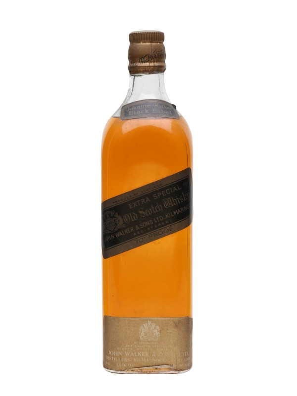 Johnnie Walker Black Label Bottled 1960's