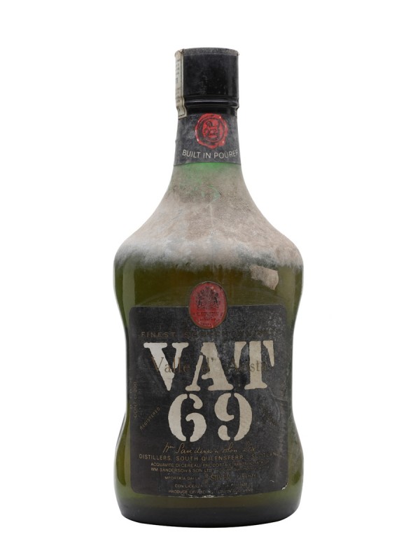 VAT 69 Bottled 1980s Half Gallon