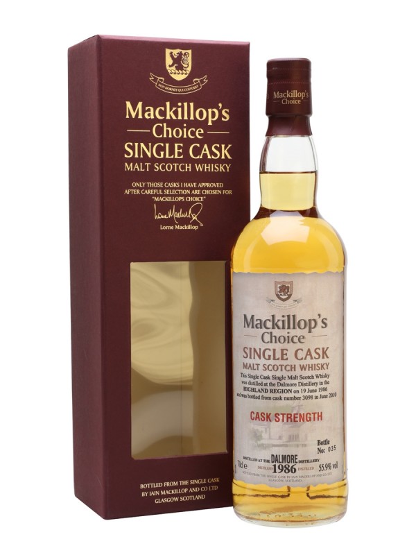 Dalmore 1986 23 Year Old Cask #3098 Mackillop's Mackillop's Choice