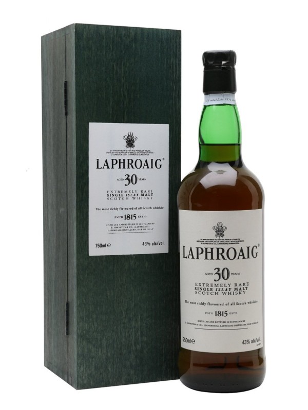 Laphroaig 30 Year Old Wooden Box