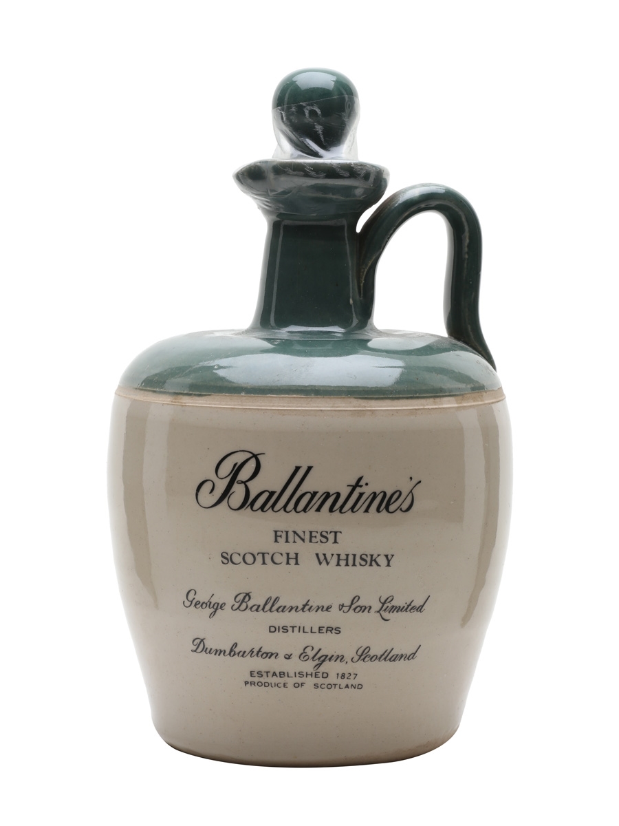 Ballantine's Blue Ceramic Decanter Bottled 1970s | ブレンデッド スコッチ ウイスキー ...