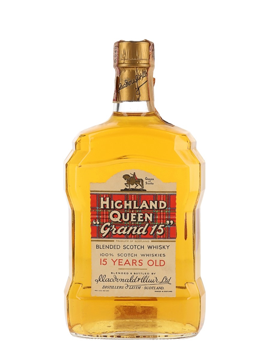 古酒　ウイスキー　ハイランドクイーン 15年 ハイランドクイーン 15年 