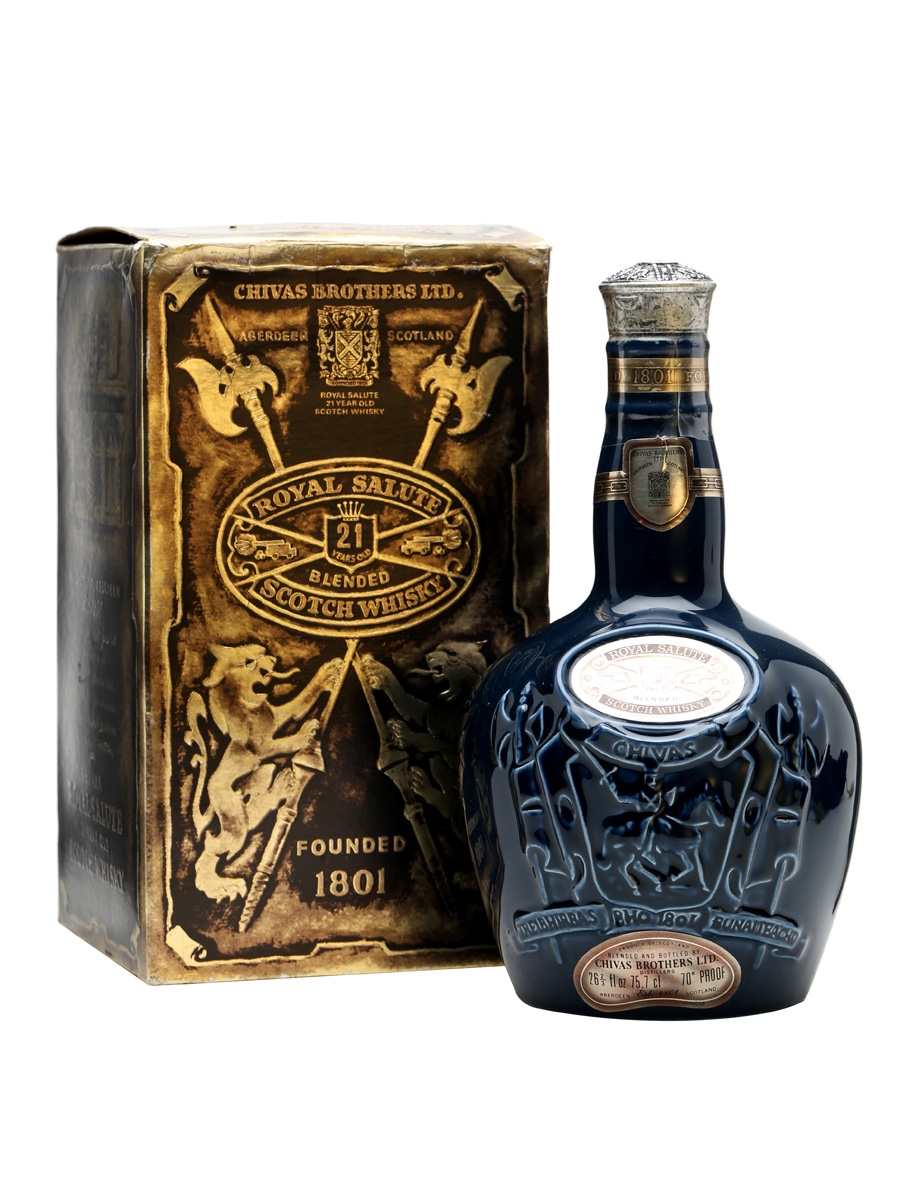 Royal Salute 21 年 Bottled 1970s Spode Decanter : Whisky
