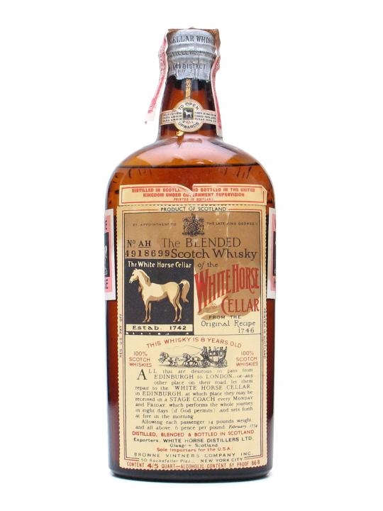 White Horse Late George V Bottled 1940's | ブレンデッド スコッチ
