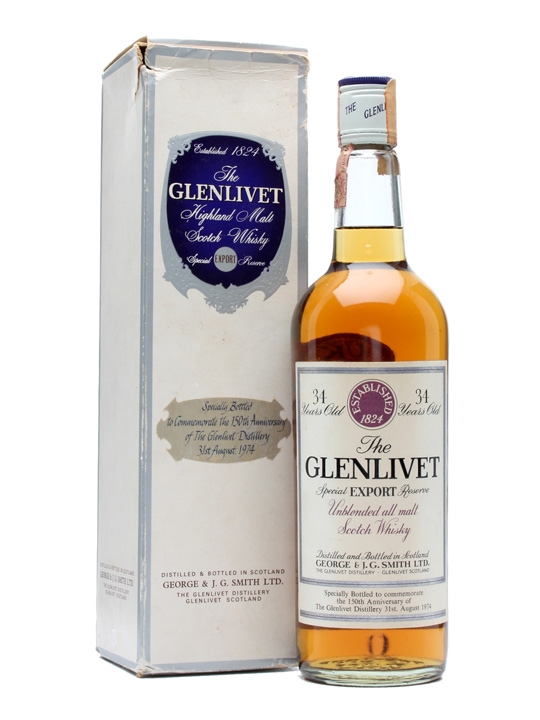 グレンリベット34年 GLENLIVET 34 YEARS 1975 Glenlivet 34 年 150th Anniversary | スペイサイド スコッチ