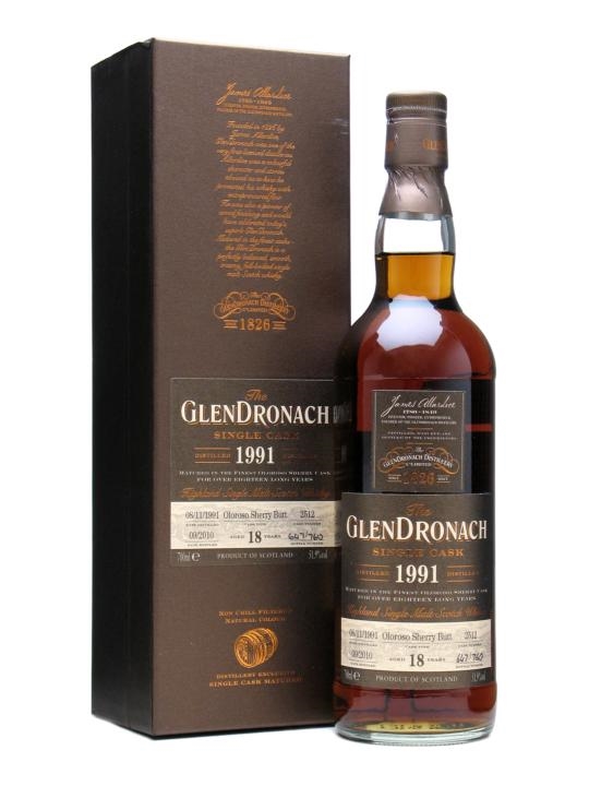 Glendronach 1991 18 年 Oloroso Sherry Butt #2512 : Whisky