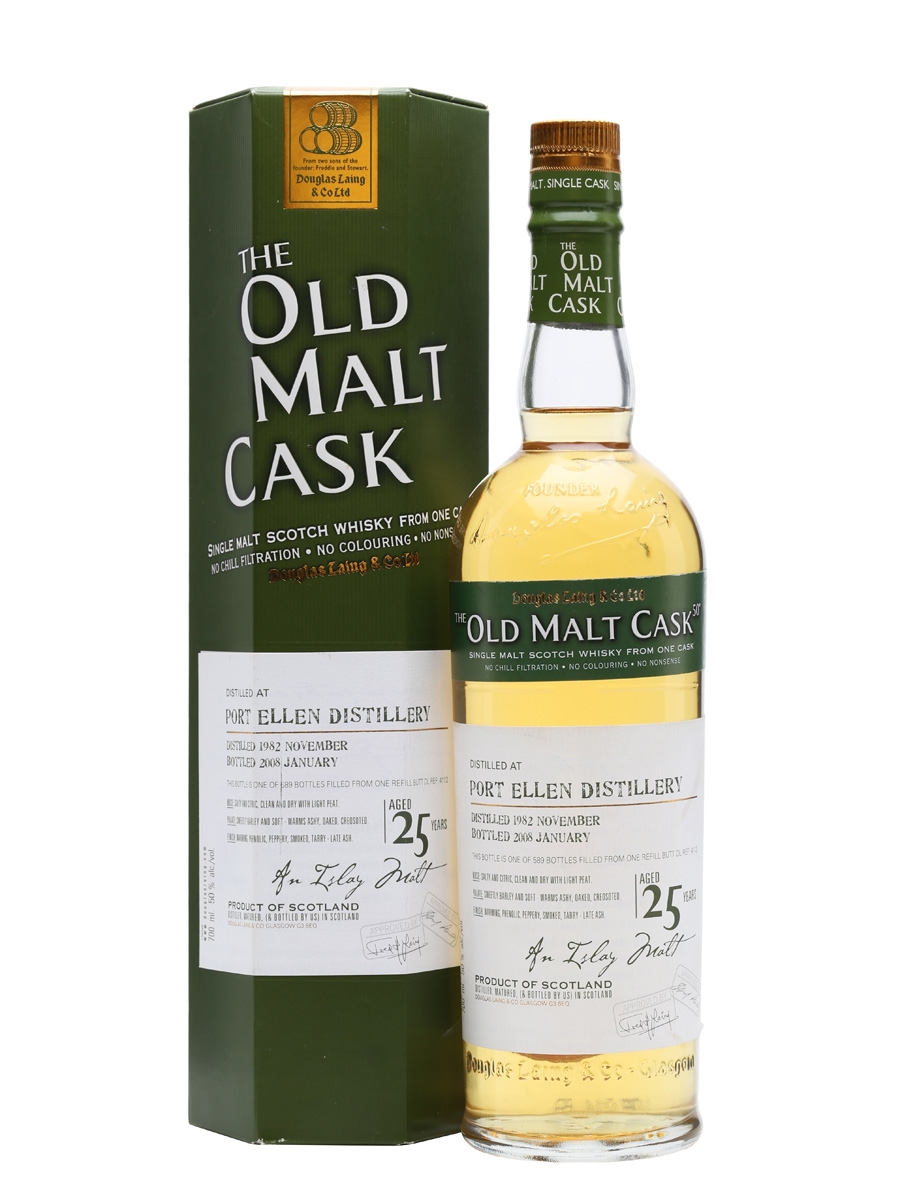 ポートエレン Port Ellen 1982 25年 カスクストレングス 空瓶 PORT ELLEN ポートエレン 25年 1982-2007 シングルカスク 2007