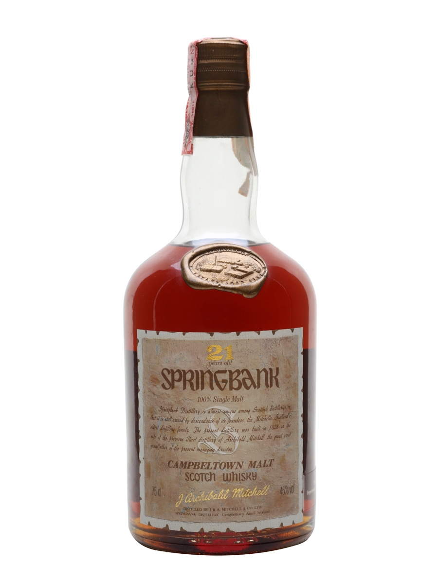 SPRINGBANK 21年 ウイスキー 700ml Springbank 21 Year Old Single Malt Scotch Whisky Limited