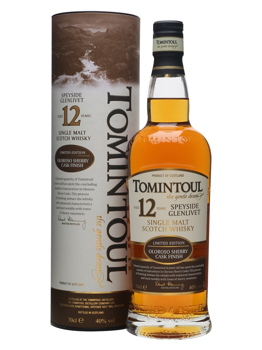 Tomintoul 12 年 Sherry Cask | スペイサイド スコッチ ウイスキー