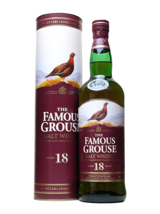 Famous Grouse 18 年 | ブレンデッド モルト スコッチ ウイスキー
